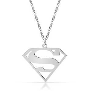 Inspirar joyería de acero inoxidable de la joyería <span class=keywords><strong>Superman</strong></span> encanto collar de oro o rosa oro plateado colgante personalizado collar - Product Image 2