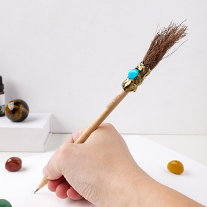 <span class=keywords><strong>Scopa</strong></span> Magica in Cristallo Naturale all'Ingrosso, Penna in Quarzo Artigianale per Decorazione Casa e Artigianato - Product Image 3