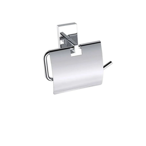 Dispensador de Papel Higiénico de Pared con Solapa Protectora, Acero Inoxidable Duradero con Acabado Espejo, Estilo Contemporáneo - Product Image 1