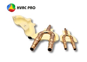 Raccord en Y pour système HVAC en cuivre, durable, résistant à la corrosion, conçu avec précision pour un flux d'air conditionné efficace - Product Image 6