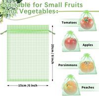 Sacs de protection pour vigne avec cordon de serrage pour protéger les semences, les fruits, les fleurs et les légumes des plantes