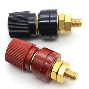 High Voltage Copper Insulation Piercing M8 555 big Current lithium Battery Screw Cable Connectors Terminals 40A-160A