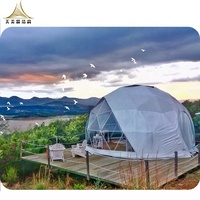 Nouvelle conception de maison dôme de luxe pour hôtel, Domo géodésique pour les vacances