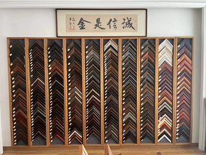 Tamaño personalizado Blanco Negro Natural 25x45mm Lona de madera Marco flotante Moldura para <span class=keywords><strong>lienzo</strong></span> - Product Image 6