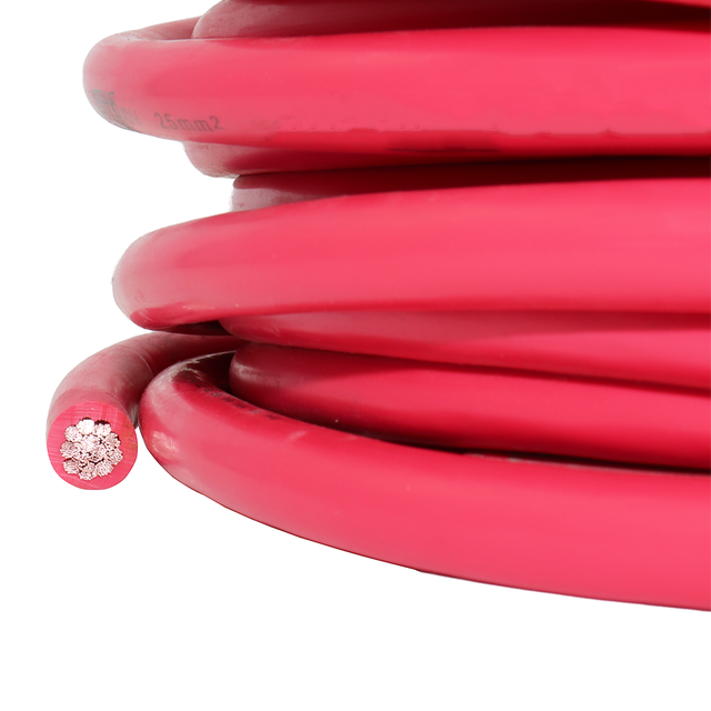 Single Core Flexible Cable 25mm 35mm 50mm 70mm 95mm 120mm Ofc Electrical Power Wire Strand Bare Copper Cable Battery EV Cable