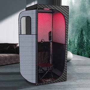Tenda <span class=keywords><strong>Sauna</strong></span> Portatile da Interno a Infrarossi Lontani Tenda per <span class=keywords><strong>Sauna</strong></span> a Vapore Secco Singola Pieghevole a Infrarossi per Uso Domestico a Secco e Umido - Product Image 1