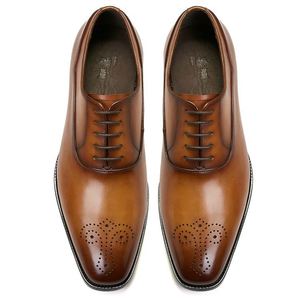 Zapatos Formales de Cuero Transpirables de Alta Gama para Hombre, para Bodas, y Zapatos Ligeros y Cómodos para Caminar en Todas las Temporadas - Product Image 5