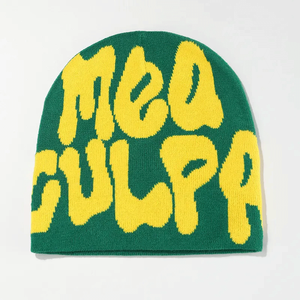 Wholesale Big Logo <strong>Man</strong> <strong>Winter</strong> Knitted Beanie Fitted <strong>Hats</strong> Custom Warm Beanie <strong>Hats</strong> - Product Image 4