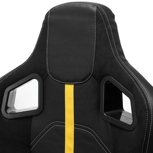 Glanzend Zwart Jbr1079 Verstelbaar Met Pvc Sportautostoelen Met Enkele Schuifregelaar - Product Image 6