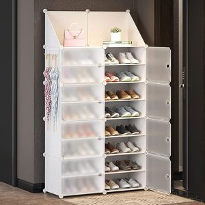 <span class=keywords><strong>Armoire</strong></span> à chaussures <span class=keywords><strong>couloir</strong></span> organisateur de chaussures modulaire <span class=keywords><strong>pour</strong></span> garde-robe en plastique peu encombrant avec étagère à chaussures - Product Image 5