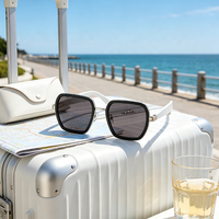 Lunettes de soleil audio intelligentes, appels mains libres, lecture de musique, lunettes carrées portables pour les voyages en plein air