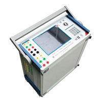 Dispositif de test de protection de relais triphasé, testeur d'injection de courant secondaire, kit de test de relais six phases à micro-ordinateur