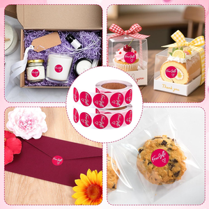 1000 Pegatinas Autoadhesivas de PVC Ecológicas, Resistentes al Agua y a los Rayos UV, con Logotipo Personalizado, para Empaque, Bodas, Fiestas, Regalos Promocionales y Envolturas - Product Image 4