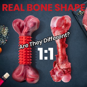 Juguetes masticables indestructibles para perros grandes, juguetes de goma duraderos a prueba de masticación extremadamente agresivos para perros - Product Image 3