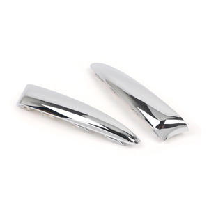 Moldura de Parachoques para Fiat 500, ABS Plateado, 2016-2020, Moldura Inferior Delantera, Accesorio para Automóvil - Product Image 4