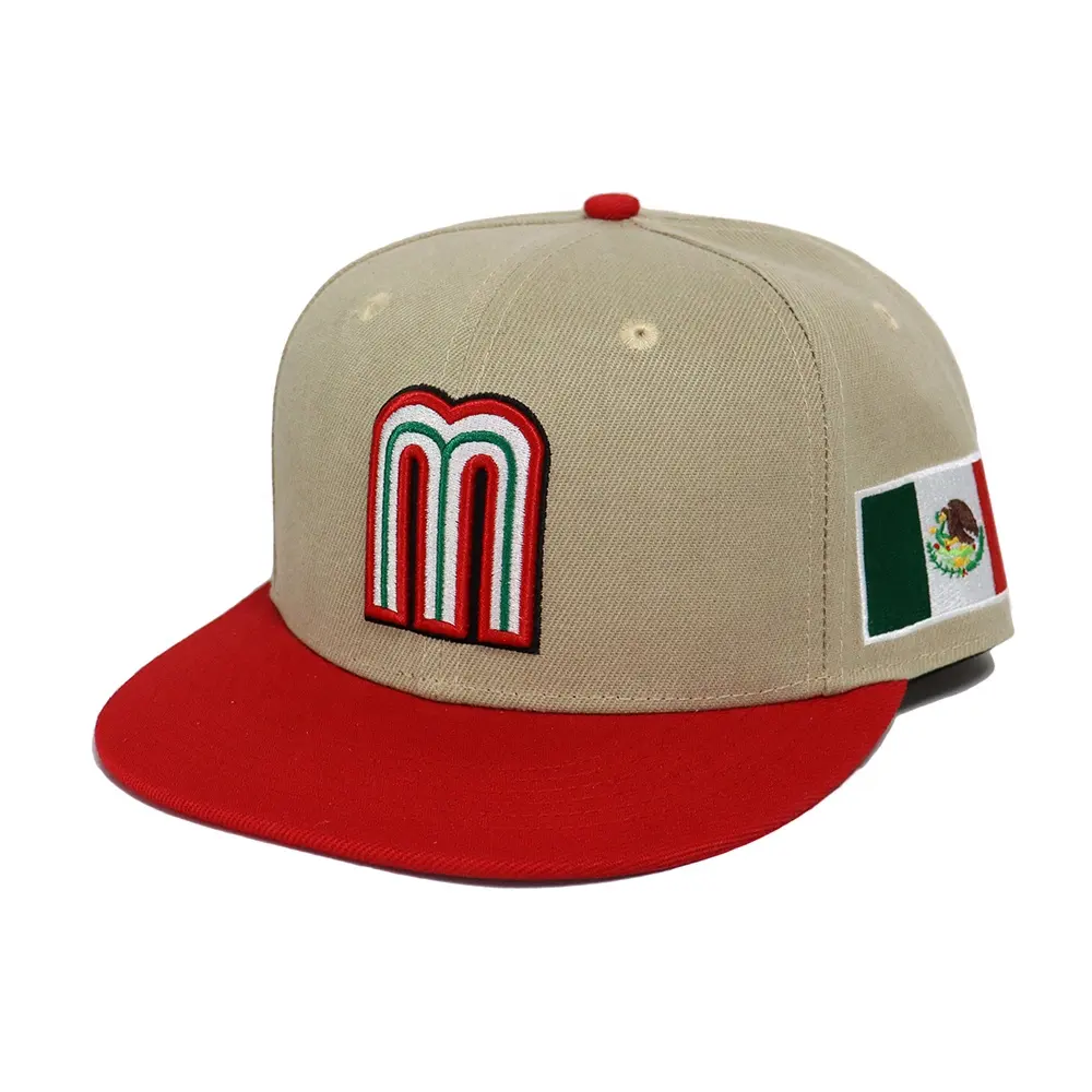 Design personalizzato a buon mercato prezzo basso MOQ 6 pannelli a tesa piatta cappellino Snapback squadra sportiva cappelli personalizzati con Logo ricamato cappellini da uomo