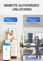 Casier électronique à empreintes digitales au design moderne pour les lieux sportifs et les écoles, numérique avec application TTLOCK et code par mot de passe