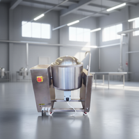 Mélangeur de sauce alimentaire, machine à bouilloire, chauffage à induction et à gaz, mélangeur planétaire basculant industriel, cuiseur à bouilloire à enveloppe
