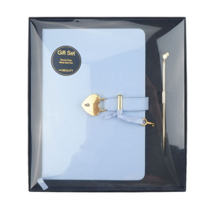 Agenda de cuero PU grueso con cerradura de llave en forma de corazón para niña y mujer, conjunto de regalo con bolígrafo, 2023 - Product Image 6