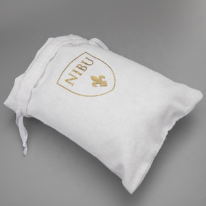 Soft Recyclable Cotton Flannel <strong>Dust</strong> <strong>Bag</strong> Covers with Drawstring for Handbags Craft &amp; Candle Use - Product Image 3