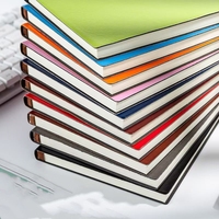 Juego de Cuadernos de Cuero PU Multicolor, Cuadernos Clásicos de Tapa Dura en Colores Surtidos, Cuadernos Escolares y de Oficina al por Mayor para Escribir