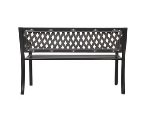 Leisure Traditional Outdoor Steel Double Seat Garden Patio Park Gym-Weatherproof Handcrafted Customized Colors - Product Image 4