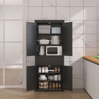 Prix d'achat armoire à tiroirs de rangement moderne avec garnitures d'armoire de haute qualité pour meubles de chambre tiroir de cuisine noir