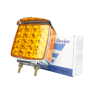 Marqueur latéral carré <span class=keywords><strong>de</strong></span> lumière <span class=keywords><strong>de</strong></span> piédestal <span class=keywords><strong>de</strong></span> SD-2076V Leds double face avec la lampe <span class=keywords><strong>de</strong></span> clignotant pour les camions américains - Product Image 3