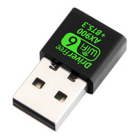 Adaptateur USB externe Ax900 Wifi 6 5.3 sans pilote, mini 2-en-1 double bande 2.4G/5G Soft AP pour Windows, Mac, Linux