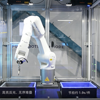 Robot KUKA KR 4 R600-3 à 6 axes avec moteur de boîte de vitesses PLC, système de vision 3D, tri aléatoire haute vitesse pour les anneaux, temps de cycle 1,9 s/pièce