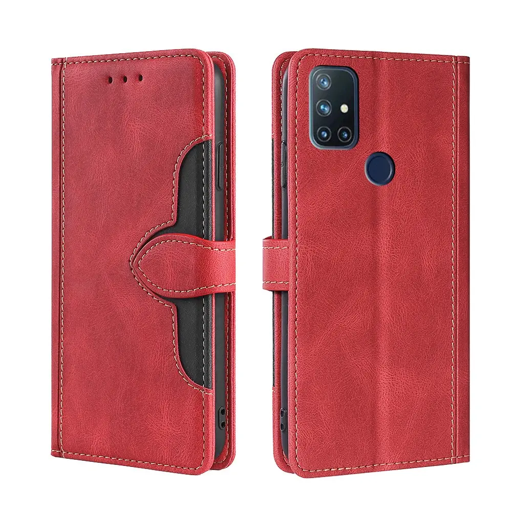 Soft Tpu Silicone Leather Cell Phone Case For Oneplus Nord N20 5G magnetic Wallet Mobile Book Cover With Card Slots