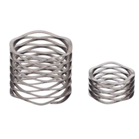 Ressort hélicoïdal plat en métal personnalisé ressorts de compression de 10cm rondelle élastique ondulée en acier inoxydable