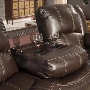 high end brown genuine leather sofa , confortable real leather seats for living room