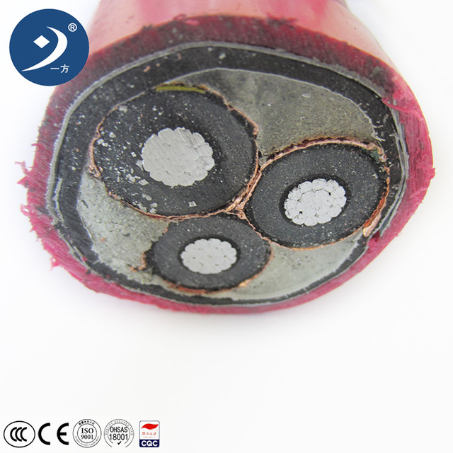 PVC Insulated Aluminum Conductor Underground Power Cable