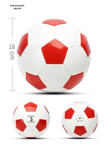 Balón de Fútbol de Cuero Suave con Dibujos Animados para Niños de 3 a 8 Años, Entrenamiento Educativo, Interacción Padres-Hijos - Product Image 1