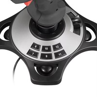 Manette de jeu PC PXN-2113Pro pour simulation de vol avec fonction de vibration, joystick d'avion