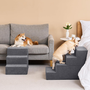 Custom 3 4 5 <b>Steps</b> Solid Waterproof Washable Cover 30D Foam Sofa Little <b>Dog</b> Bed Stairs - Product Image 5