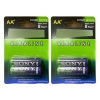 Piles alcalines HNPE haute performance, vente en gros, OEM personnalisé, 1,5 V AA LR6 E91 AAA E92 LR03