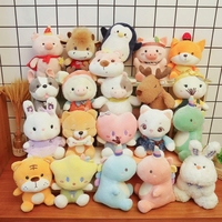Professionele 8-inch klauwautomaatpoppen voor arcade kraanautomaten, diverse zachte dierenknuffels, bulk pluche speelgoed voor evenementenprijzen