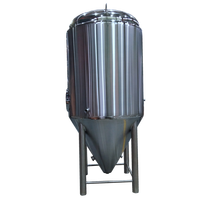 Réservoir de fermentation de liqueur de bière conique en acier inoxydable 100L 200L 300L 500L 1000L 2000L 3000L 5000L