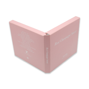 Elegante Caja de Regalo para CD con Impresión Personalizada en Rosa, Empaque de Tapa Dura para Álbumes Musicales y Regalos para Ocasiones Especiales - Product Image 5