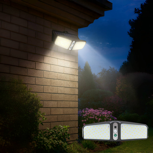 Năng lượng mặt trời LED vườn ngoài trời Tường An ninh ánh sáng với cảm biến chuyển động không thấm nước có thể sạc lại hoàng hôn để ánh sáng bình minh - Product Image 1