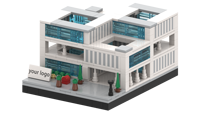 Bloques de Construcción de Arquitectura Famosa Personalizados, Modelo de Casa en Miniatura, Nuevas Técnicas 3D, Sets de Bloques de Construcción MOC