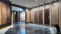 Armoire de style loft urbain avec porte ouverte pour studio, appartement, salon