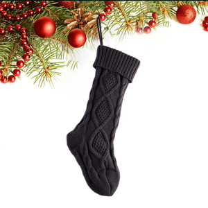 Chaussette de Noël brodée rouge en gros, personnalisée avec logo, grande taille, bon marché, pour cadeaux de Noël 2025 - Product Image 6