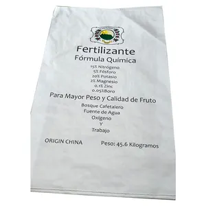 Bolsa de fertilizante biodegradable respetuoso con el medio ambiente de 25Kg, bolsa de fertilizante, bolsas de Bopp mate