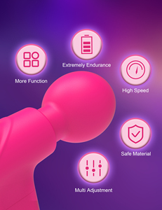 Grosir mainan seks produk dewasa pijat otot punggung penggetar klitoris sangat kuat untuk wanita - Product Image 3
