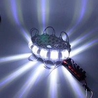 Nouveau design de haute qualité DC12V-24V 6 LED lumières ABS étanche super lumineux LED Module lumière LED module