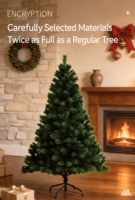 Sapin de Noël Artificiel Multi-tailles Pointu en PVC + Matériau Ignifuge pour Hôtels, Centres Commerciaux et Décoration de Vitrines