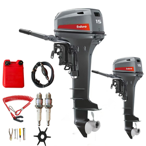 새로운 EU 2행정 15/20HP 롱&숏 샤프트 선외 가솔린 보트 엔진 배송 준비 완료 - Product Image 4